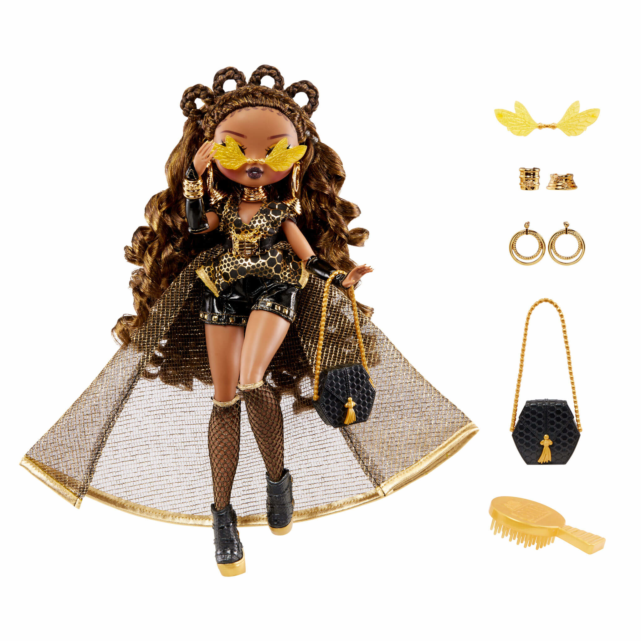 L.O.L. Surprise! 707 OMG Fierce Dolls - Royal Bee - Image 4