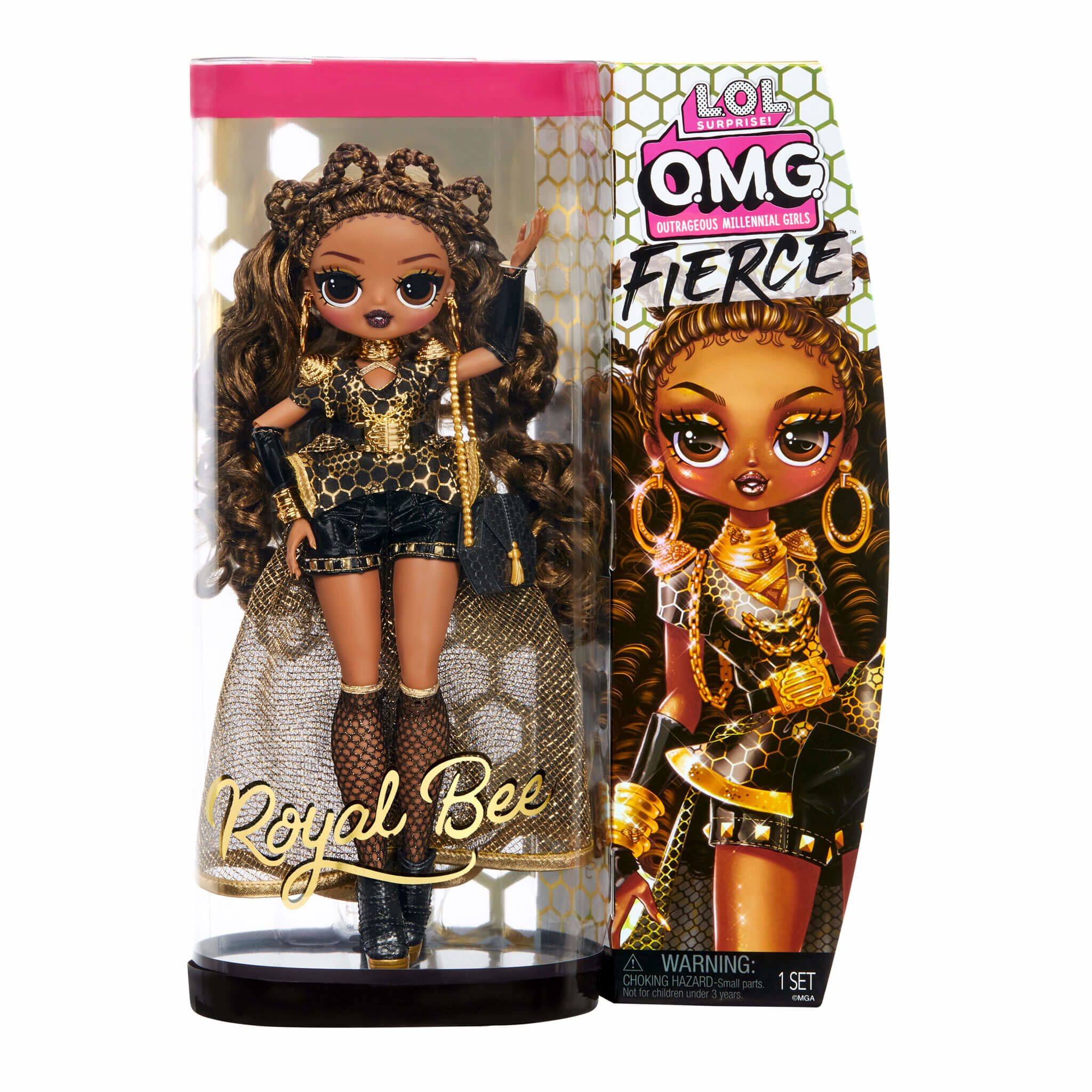 L.O.L. Surprise! 707 OMG Fierce Dolls - Royal Bee - Image 8