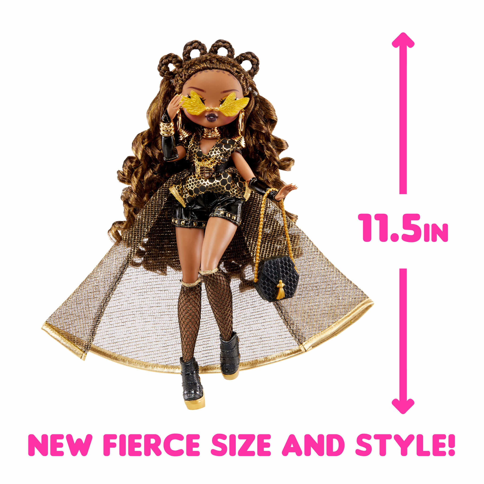 L.O.L. Surprise! 707 OMG Fierce Dolls - Royal Bee - Image 7