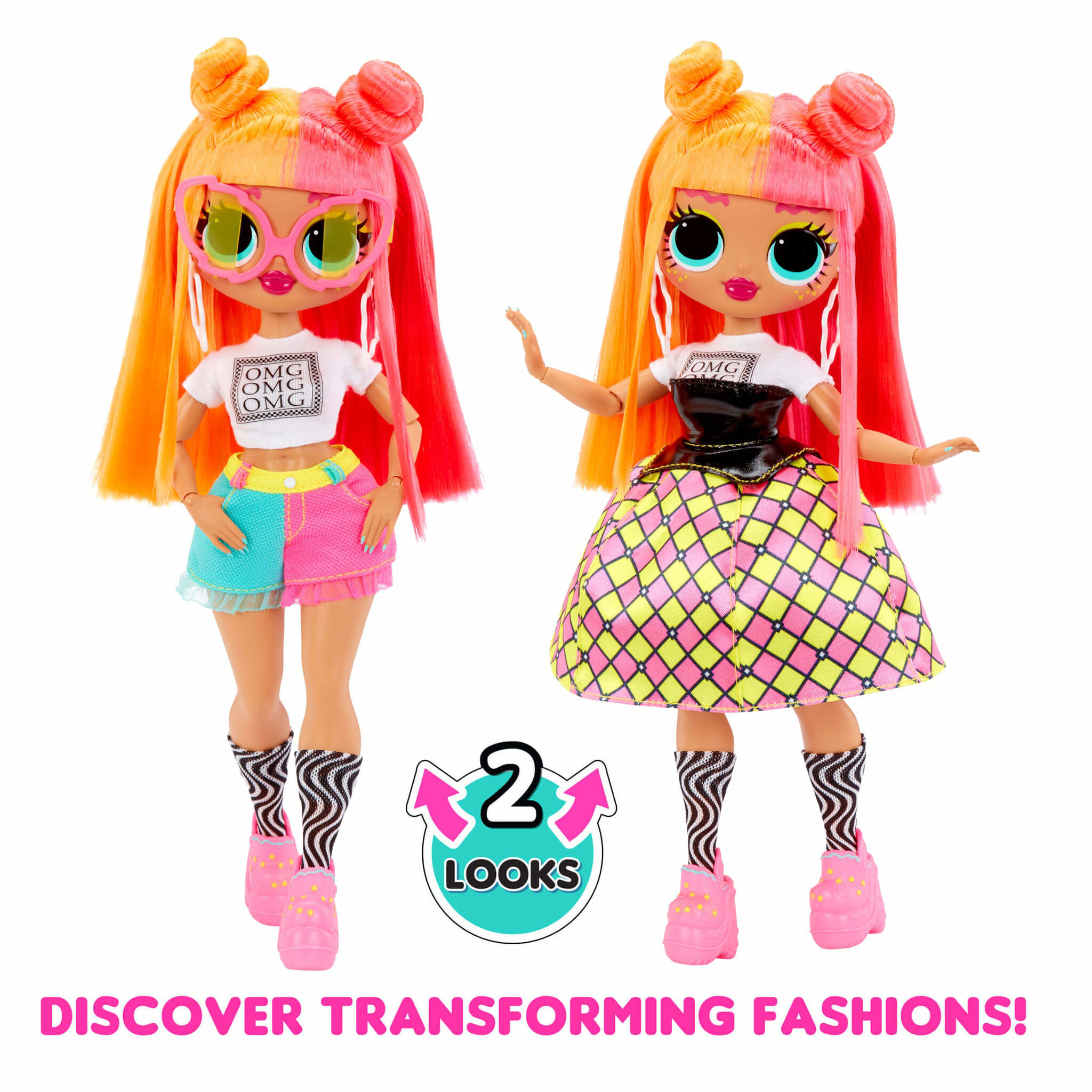 LOL Surprise OMG Neonlicious Fashion Doll with Multiple Surprises - Image 3