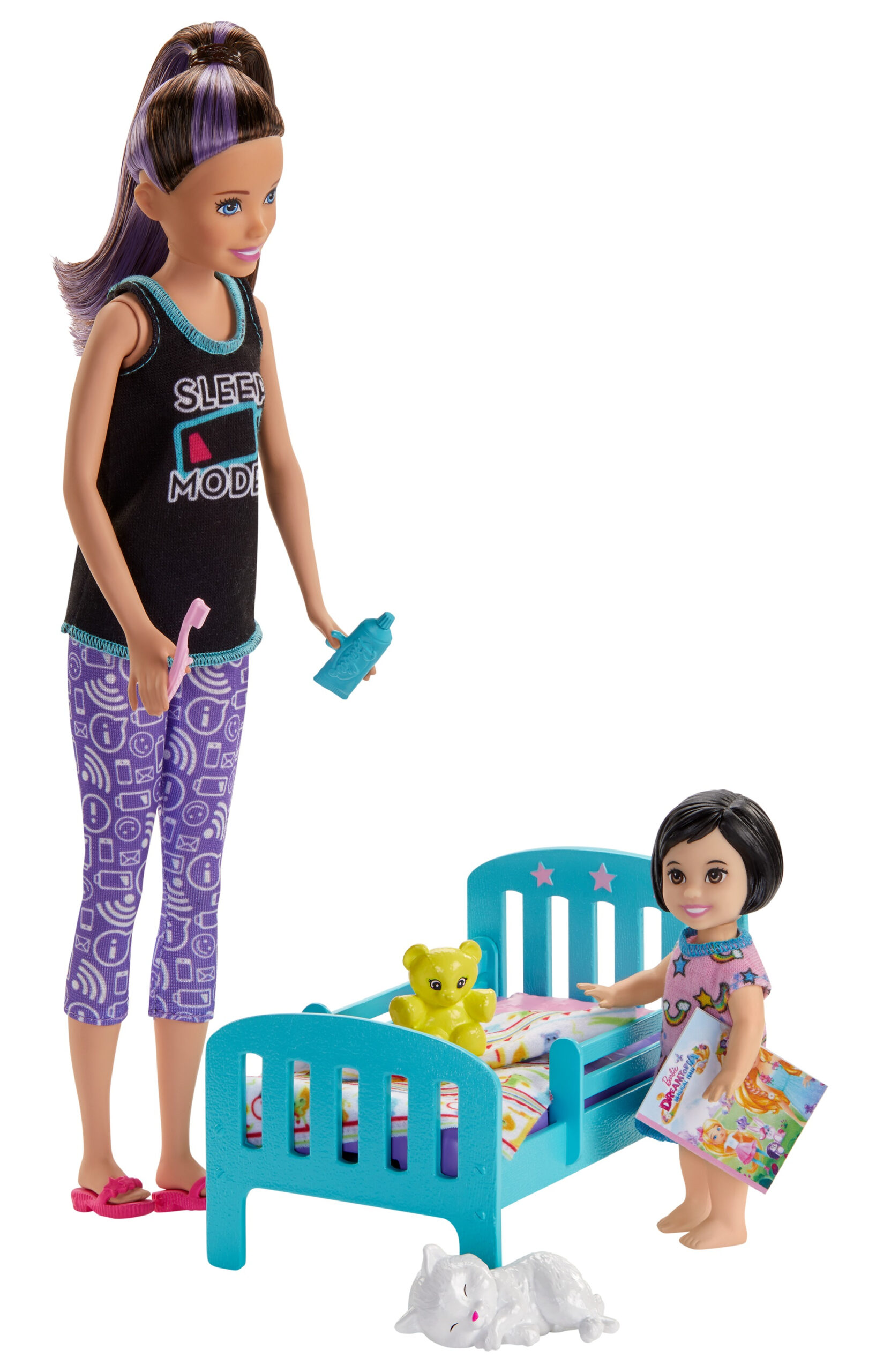 Barbie Family Bedtime Set with Skipper Baby-Sitter Doll - Image 8