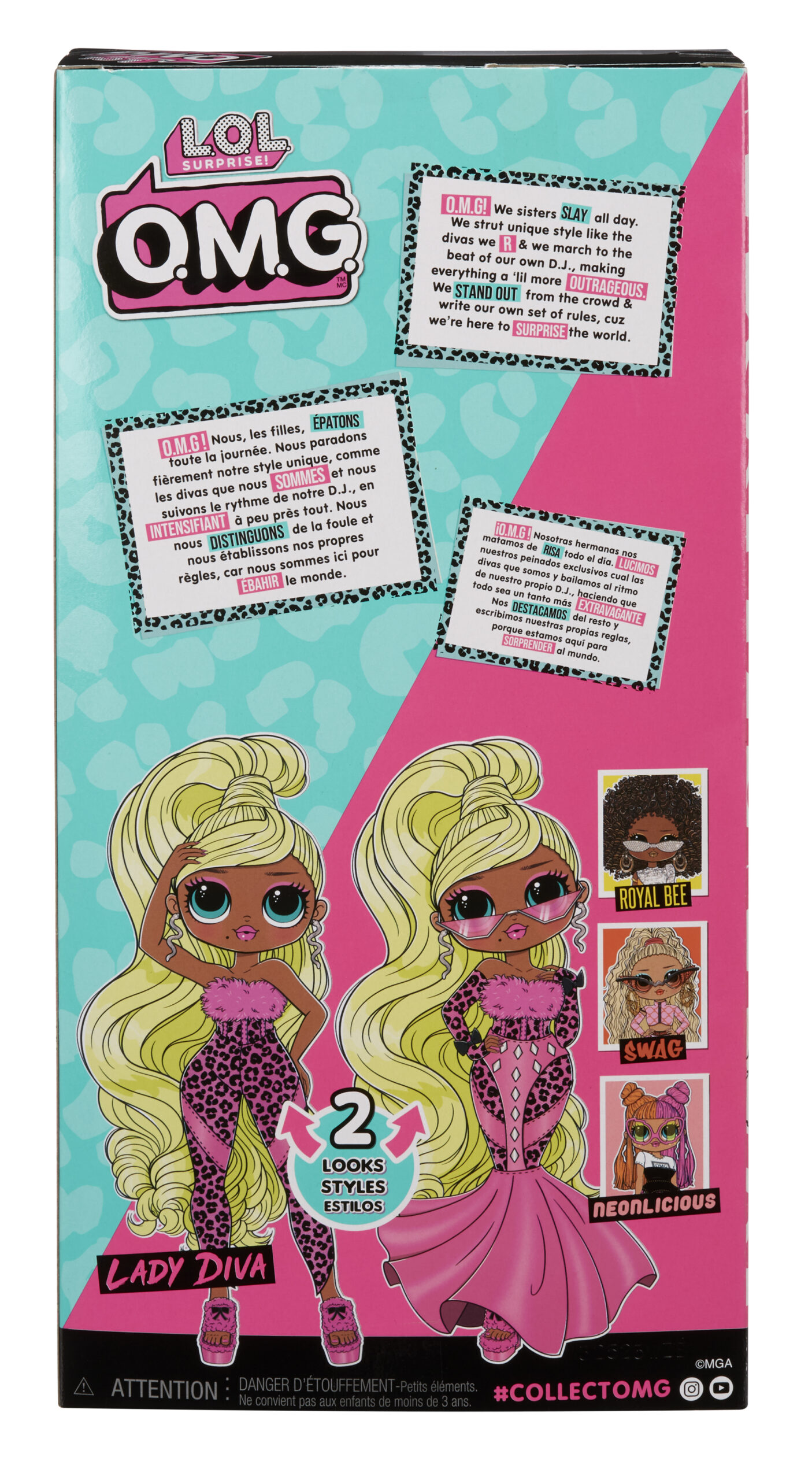 LOL Surprise OMG Neonlicious Fashion Doll with Multiple Surprises - Image 6