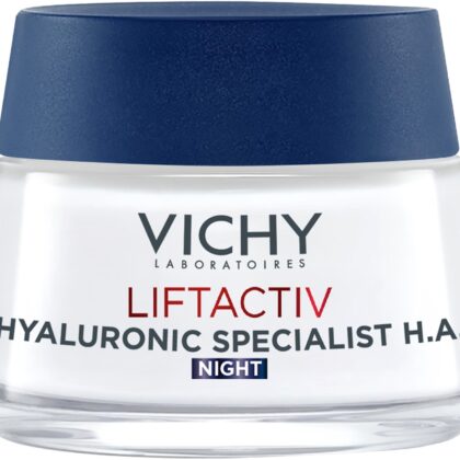 Vichy Liftactiv Hyaluronic Specialist H.A. Night Cream with Hyaluronic Acid for Facial Wrinkle Correction
