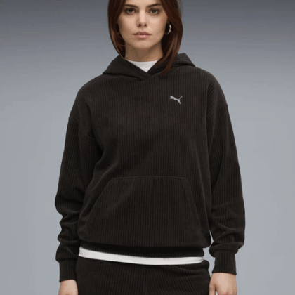 Women's Hoodie Puma Essentia 68810701 M Black (4069157664585)