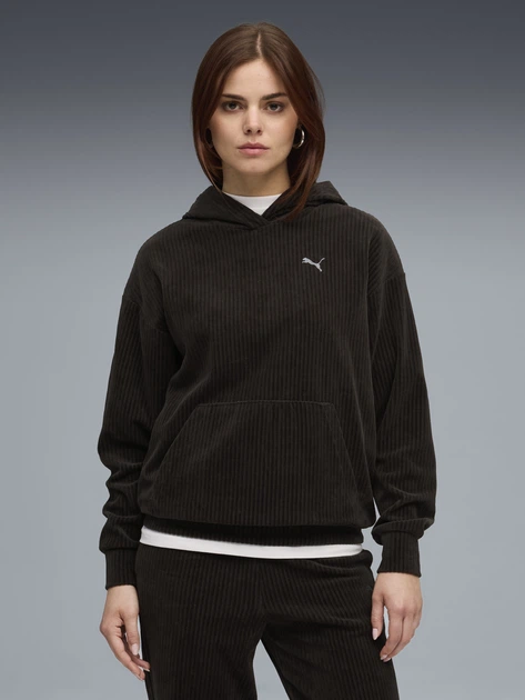 Women's Hoodie Puma Essentia 68810701 M Black (4069157664585)