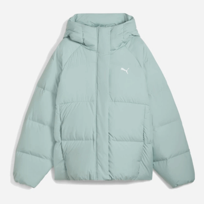 Women's Short Winter Down Jacket Puma Outerwear Classics 68839237 XS Light Moss (4069157424387)