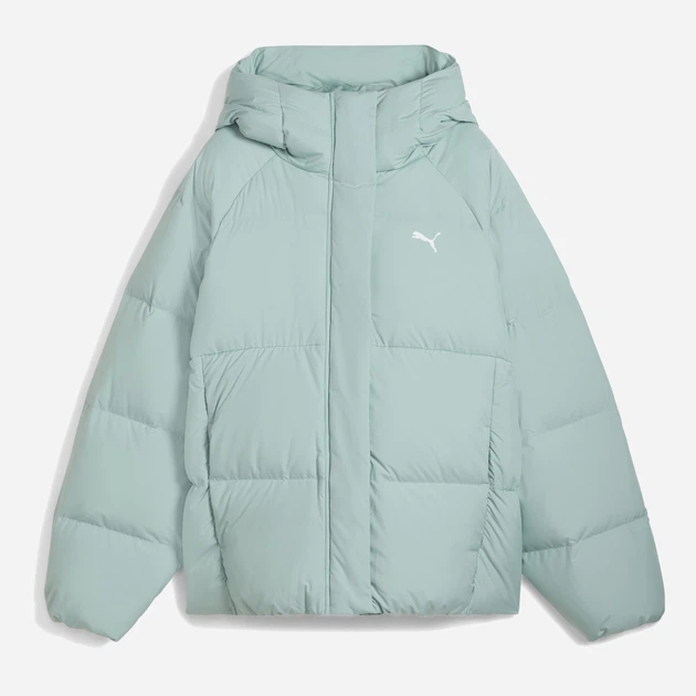 Пуховик зимовий короткий жіночий Puma Outerwear Classics 68839237 XS Light Moss (4069157424387)