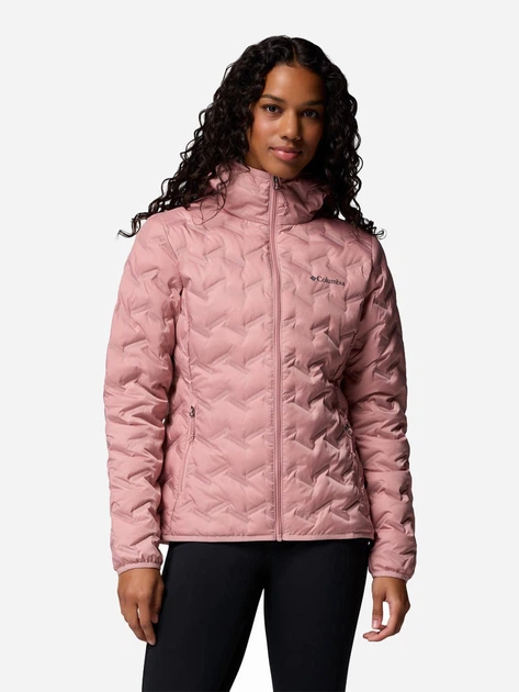 Пуховик зимовий жіночий Columbia Reflective Omni-Shield Heat Seal Delta Ridge Ii Down Hooded Jacket 2088251CLB-659 S Рожевий