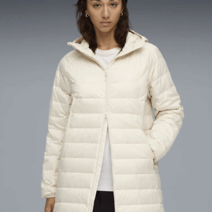 Women's Down Jacket Puma Outerwear Progress 68523587 L Alpine Snow (4069157604024)