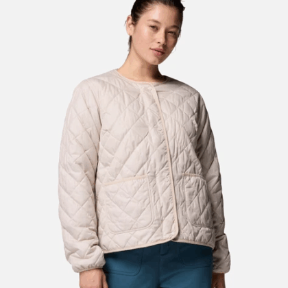 Women's Mid-Season Columbia Copper Crest Collarless Jacket 2133781CLB-278 L Beige