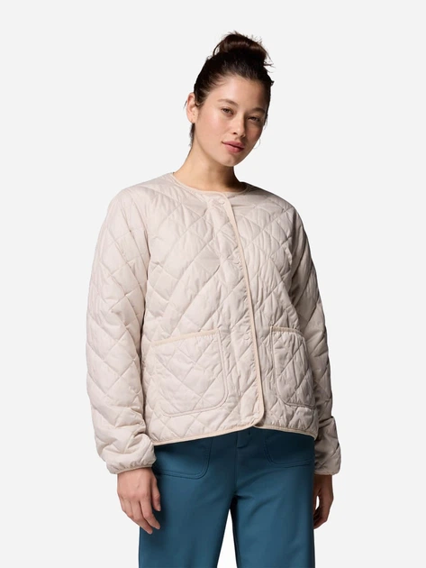 Women's Mid-Season Columbia Copper Crest Collarless Jacket 2133781CLB-278 L Beige