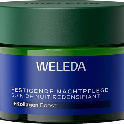 Антивіковий нічний крем-контур "Блакитна Джентіана та Едельвейс альпійський" Weleda