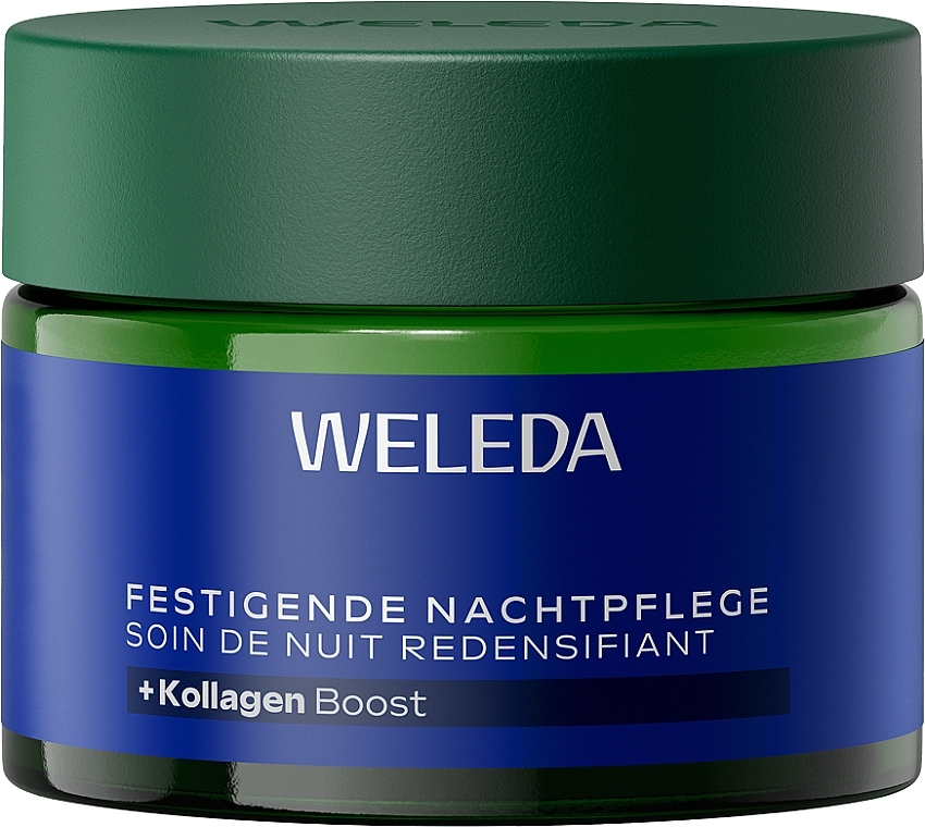 Антивіковий нічний крем-контур "Блакитна Джентіана та Едельвейс альпійський" Weleda
